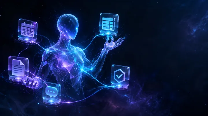 Agent IA orchestrant un workflow composé de plusieurs outils